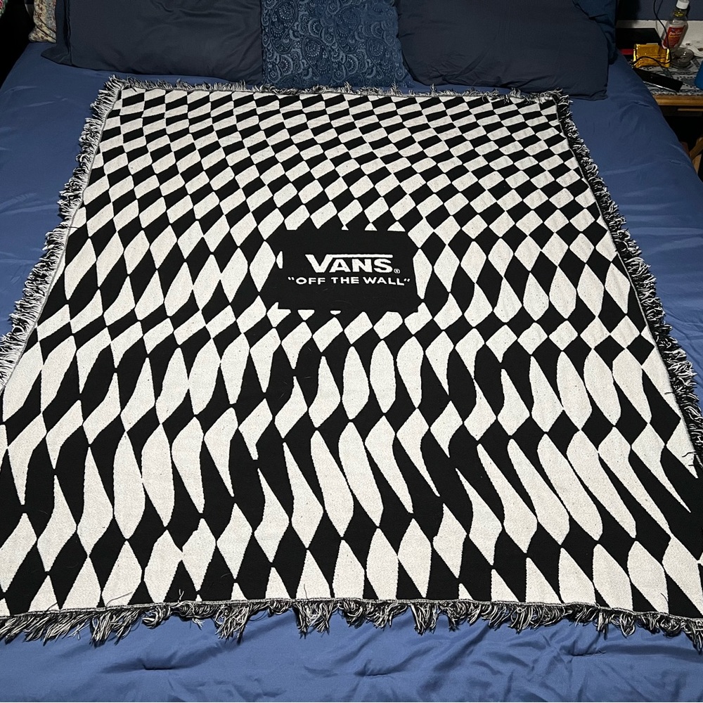 Vans throw blanket 50” x 64“